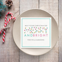 Merry och Bright Festive Julgran Ljus