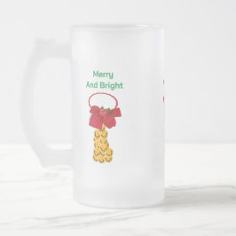 Merry och Bright Frosted Mugg