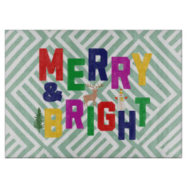 Merry och Bright Gräs Träd Reindeer Snögubbe