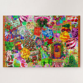 Merry och Bright Jigszle Puzzle Pussel
