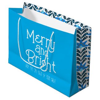 Merry och Bright jul Gift Bag
