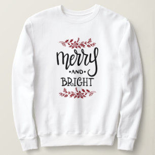 Merry och Bright jul Sweatshirt Tröja
