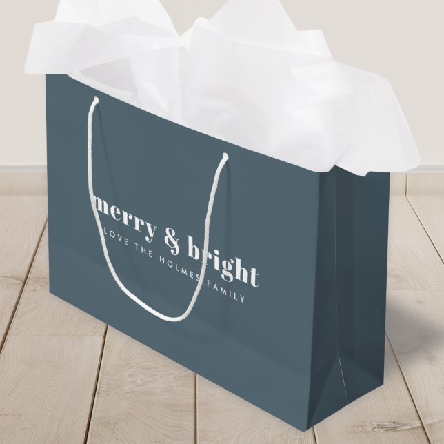 Merry och Bright | Julafton Dusky Smoke Blue (Skapare uppladdad)