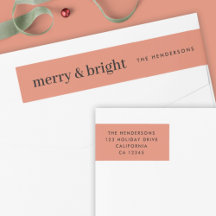 Merry och Bright | Juldagen Returadress