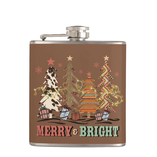 Merry och Bright Julgranar Boho Western Fickplunta (Framsidan)