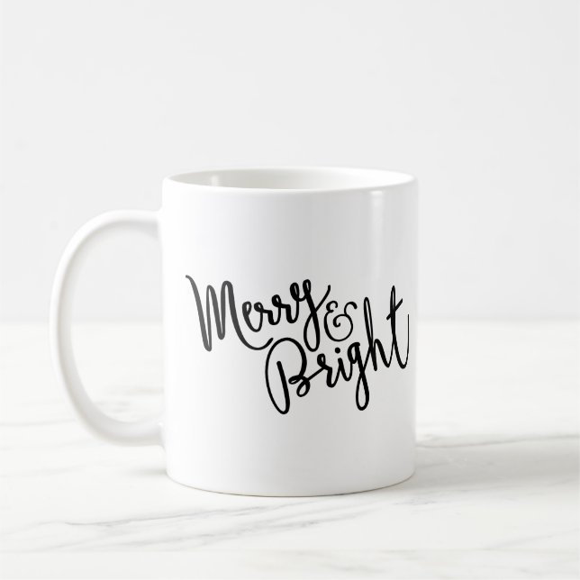 Merry och Bright Kaffemugg (Vänster)