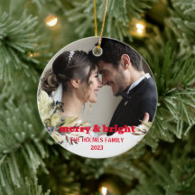 Merry och Bright | Klar julfotfoto