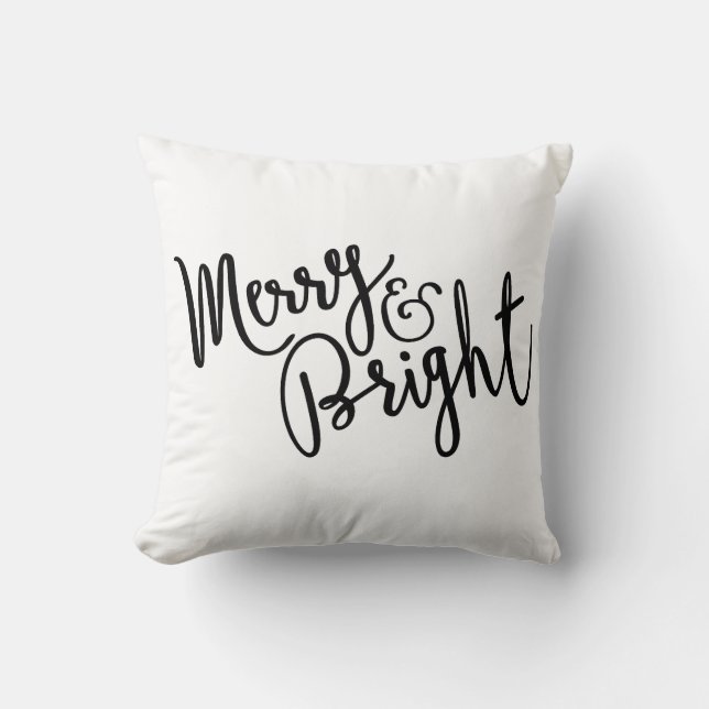 Merry och Bright Kudde (Framsida)