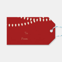 Merry och Bright Ljus Presentetikett