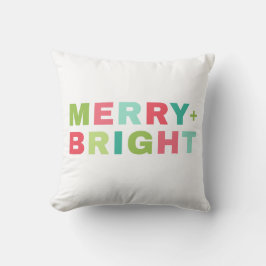 Merry och Bright Modern Dekorativ kudde