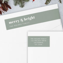 Merry och Bright | Modern minimal Grönt vid jul