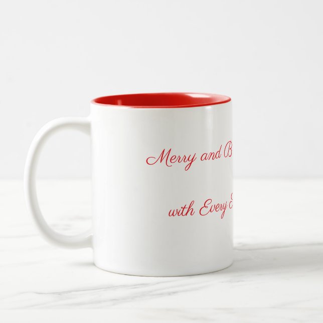 Merry och Bright Mugg (Vänster)