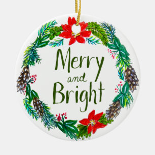 Merry och Bright Ornament