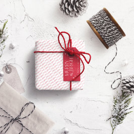 Merry och Bright Personlig Presentetikett