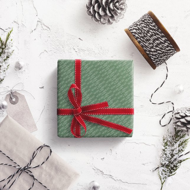 Merry och Bright Personlig Presentpapper (Skapare uppladdad)