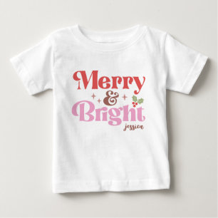 Merry och Bright Personlig T Shirt