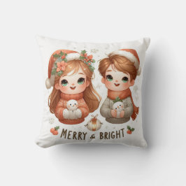 Merry och Bright Pillow Kudde