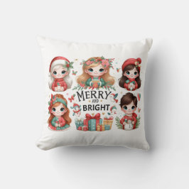 Merry och Bright Pillow Kudde