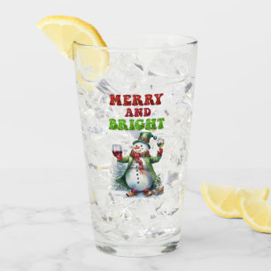 Merry och Bright Snögubbe Glaskopp