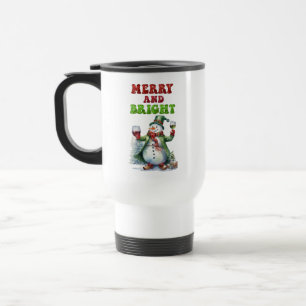 Merry och Bright Snögubbe Resemugg