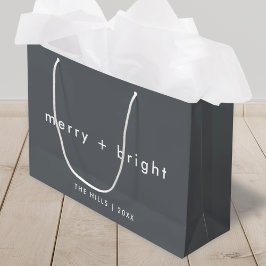 Merry och Bright | Snyggt Charcol Grått jul
