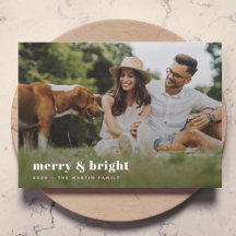 Merry och Bright | Snyggt Modern Photo Julafton