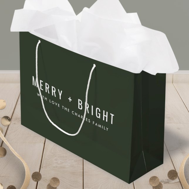 Merry och Bright | Snyggt Mörk grönt jul (Skapare uppladdad)