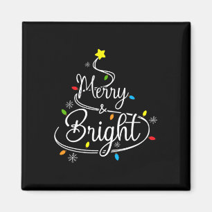 Merry och Bright Tis.. Magnet
