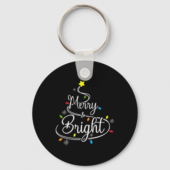 Merry och Bright Tis.. Nyckelring (Framsida)
