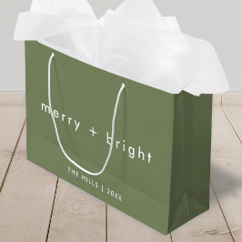 Merry och Bright | Trendig Moss Grönt jul