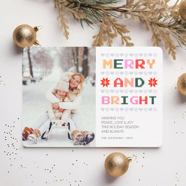 Merry och Bright | Uggig julsötare Photo Julkort