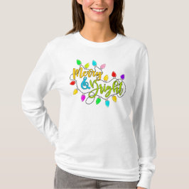 *~* Merry och BrightStor-Jul-Ljus T Shirt