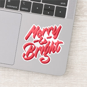 Merry och briljant dekal