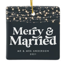 Merry och gifta bröllop julklapp