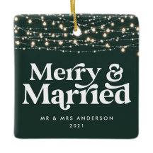 Merry och gifta bröllop julklapp