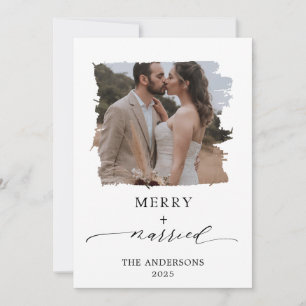 Merry och Married Bröllop Tack Kort