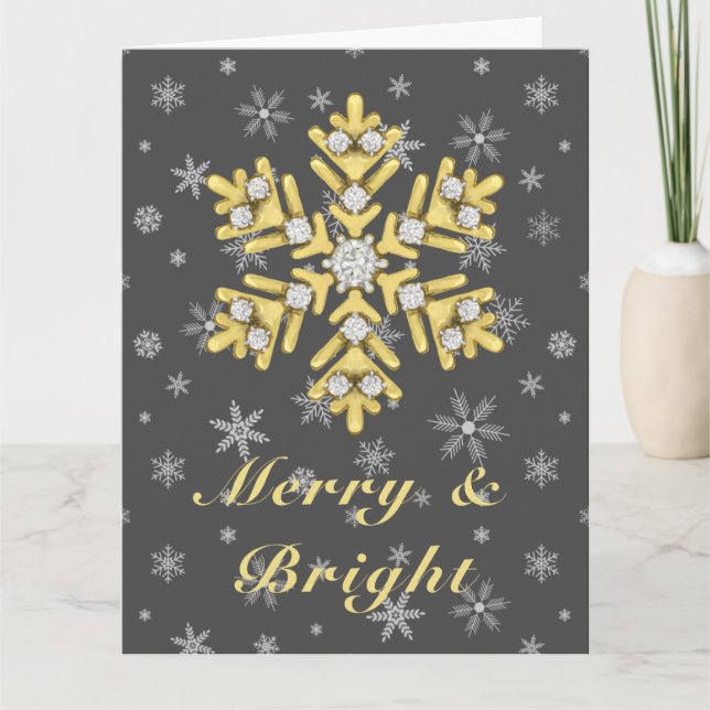 merry och smart bestrålning kort (Framsida)
