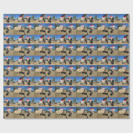Merry Oinkmas Gift Wrap Presentpapper