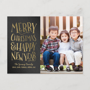 Merry Önskemål Editable Färg Helgdag Photo Card Helg Vykort