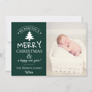 Merry Önskemål // Photo Helgdag Card Julkort