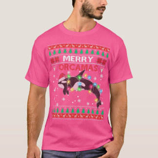 Merry Orcamas Jultomten Killer Whale Fläkt Ugly Xm T Shirt