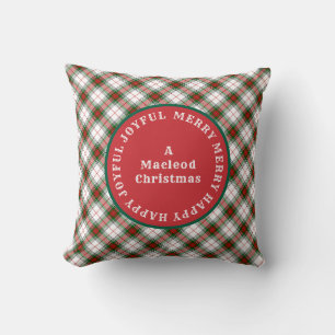 MERRY Ord Scottish Tartan Kudde