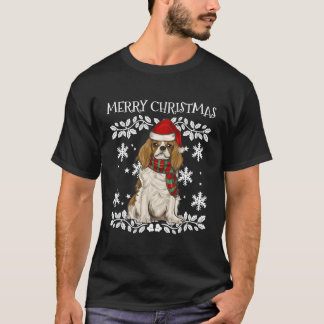 Merry Ornament Cavalier Kung Charles Spain Julafto T Shirt