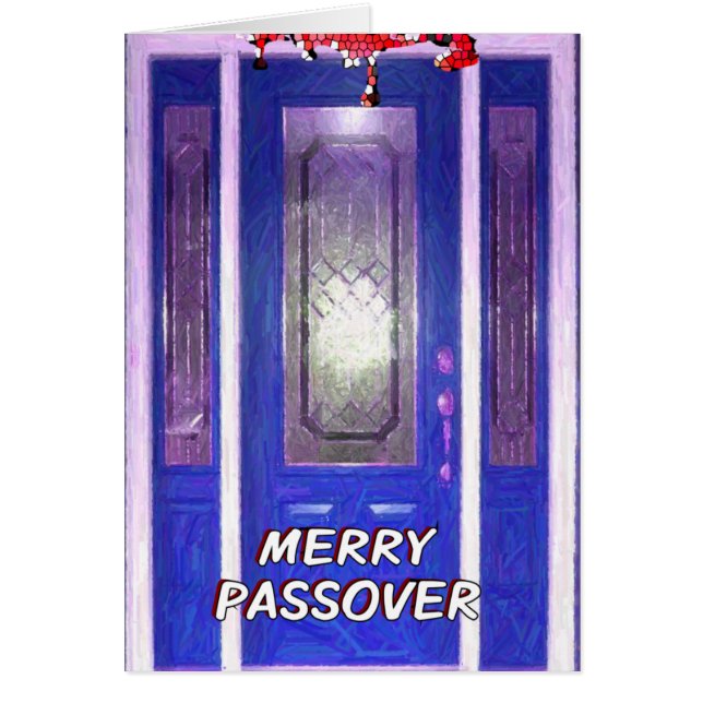 Merry Passover Card Hälsningskort (Framsidan)