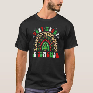 Merry PE Teacher Leopard Buffalo Red Play Rai T Shirt