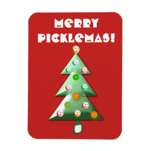 Merry Picklemas Helgdag Magnet