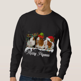 Merry Pigmas 2022 Funny Julgran Julafton light Lång Ärmad Tröja