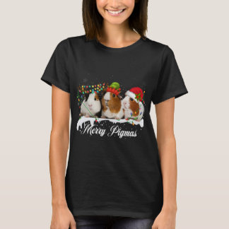 Merry Pigmas 2022 Funny Julgran Julafton light T Shirt