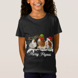 Merry Pigmas 2022 Funny Julgran Julafton light T Shirt