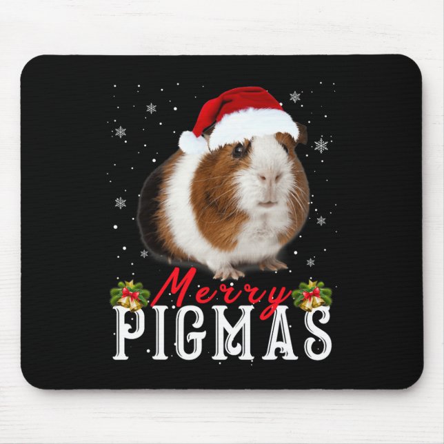 Merry Pigmas Ansikte Mask Roligt Guinea Gris jul S Musmatta (Framsidan)